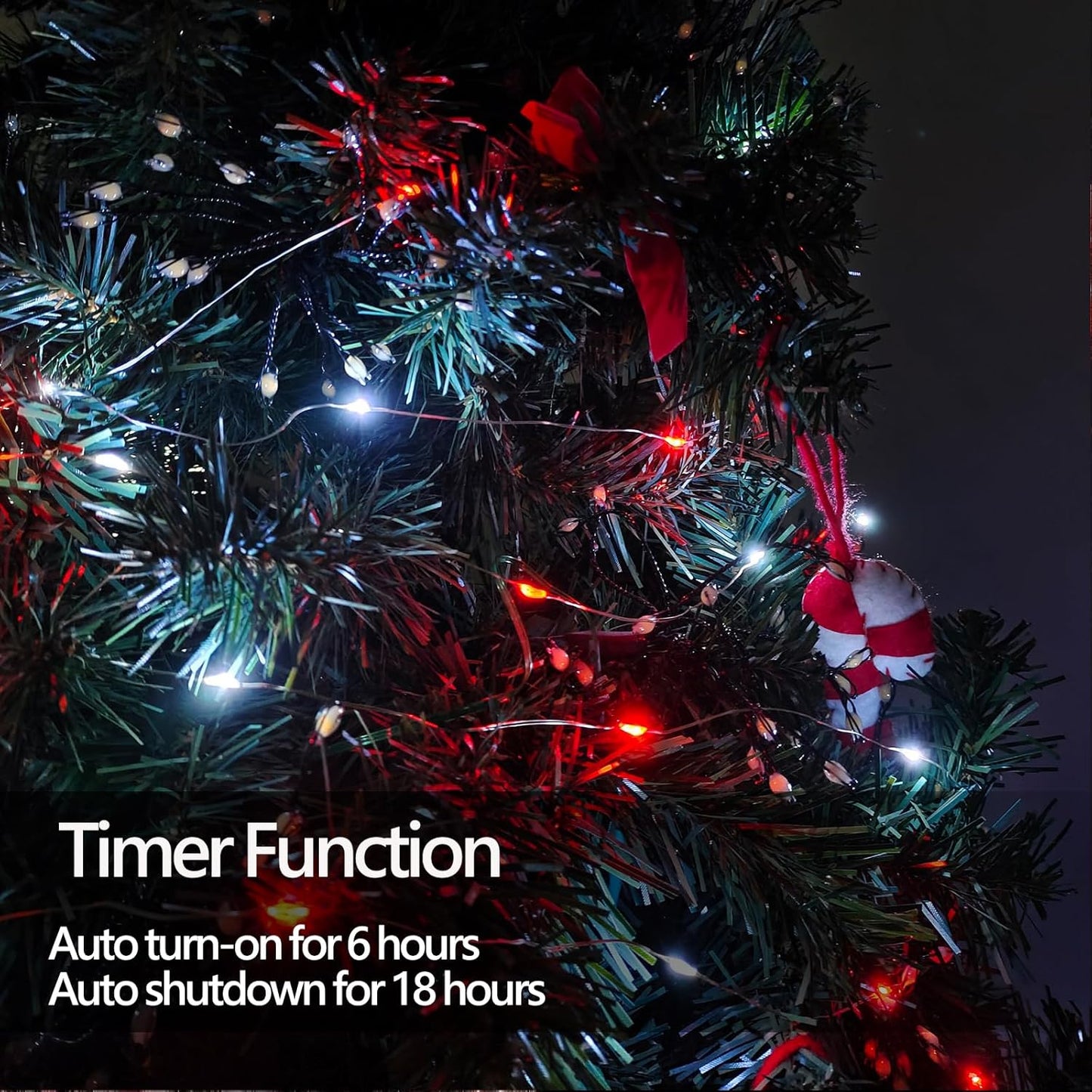 Skiennix 50 LED Fairy Lights - Waterproof 16FT Battery Operated String Lights with Timer | Ideal for Indoor & Outdoor Decor