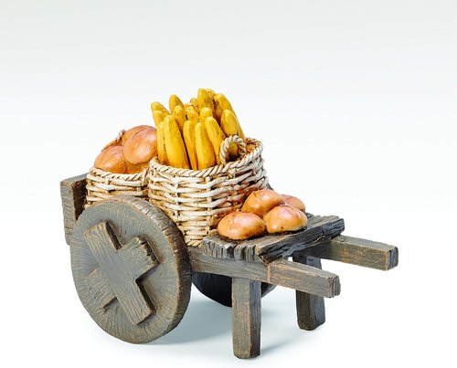 Fontanini by Roman Inc. | 5" Bread Cart - Hand Sculpted Nativity Figure & Accessories