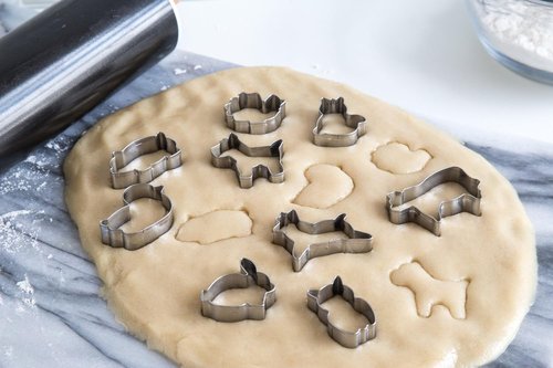 Fox Run Mini Animal Cookie Cutters - Metallic, Perfect for Fun Baking | 0.75 x 1.5 x 1 Inches
