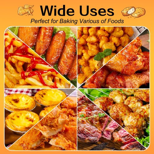 BYKITCHEN Air Fryer Liners for Ninja FG551/DG551/IG651 Foodi Smart XL Indoor Grill, Set of 100, Rectangle Air Fryer Parchment Paper Liners, Ninja Foodi XL Grill Accessories