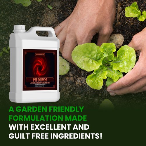 Humboldts Secret pH Down for Plants | Liquid pH Adjuster and Balancer for Soil Coco Hydroponics | Concentrated Phosphoric Acid Solution Supporting Nutrient Uptake and Strong Growth | 32 Ounce