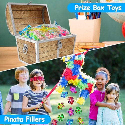 24PCS Light Up Fidget Spinner Bracelets Glow Party Favors Bulk for Kids 4-8 8-12 Summer Goodie Treat Bag Stuffers Classroom Treasure Box Toys Carnival Prizes Pinata Fillers Birthday Return Gifts