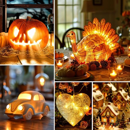Brightown LED Accessory Cord - 6ft With On/Off Switch for Night Lights & Holiday Decor | 2 Pack