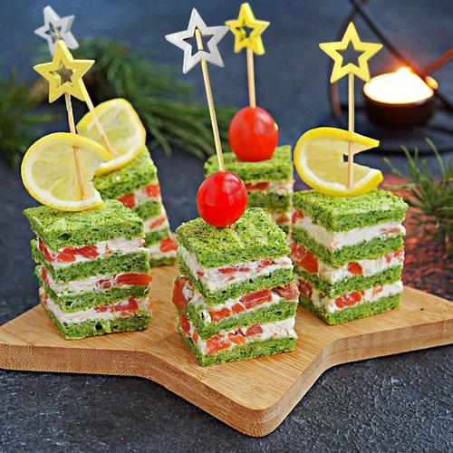 100 Pcs Gold Star Cocktail Picks, 4.7" Elegant Bamboo Appetizer Skewers for Drink & Fruit Garnish, Premium Birthday Party Decoration Supplies