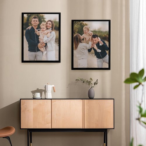 Canvas Prints | Custom Photo Wall Art by Skiennix - Framed Canvas Decor (12x16, Black Wood Frame)