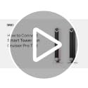 DREO Black Tower Fan with 28ft/s Velocity, 9 Speeds for Bedroom