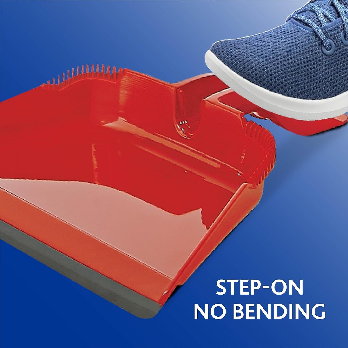 O-Cedar One Sweep Broom - Lightweight Step-On Dustpan for Effortless Cleaning | Ideal for Pet Owners