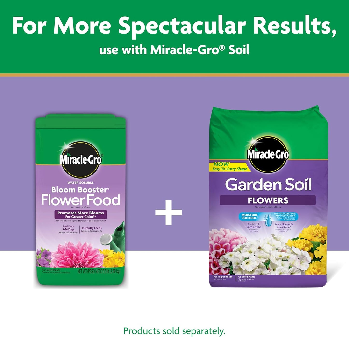 Miracle-Gro Bloom Booster Flower Food | Water Soluble Fertilizer for Vibrant Annuals & Perennials - 4 lbs.