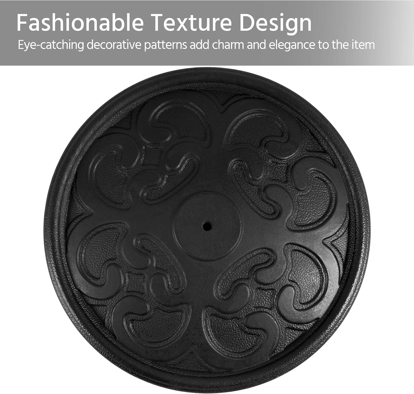 Yaheetech Umbrella Base - 22lbs Iron Stand for 17.5'' Patio Market Umbrellas | Black Finish