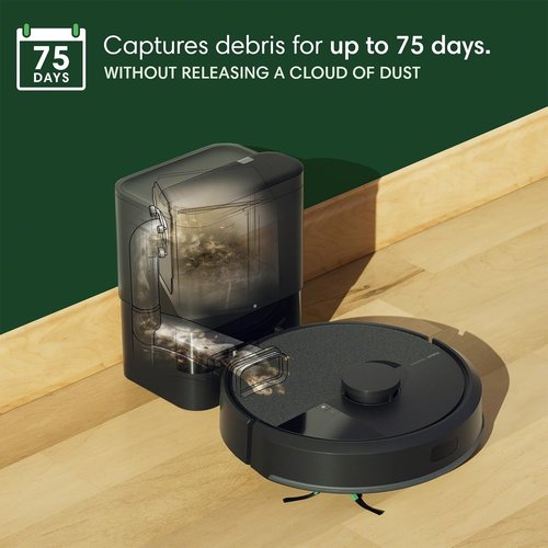 iRobot Roomba 104 2-in-1 Vacuum & Mop Robot - Self-Emptying for 75 Days, Powerful Suction, Ideal for Pet Hair