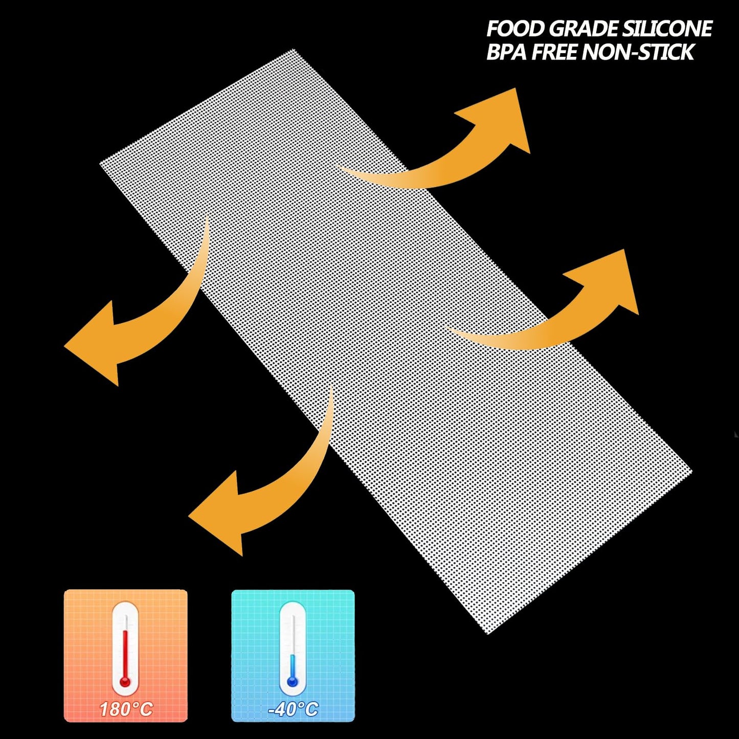 8 Pack Medium Silicone Tray Grid Mats for Harvest Right Freeze Dryer Trays Reusable Accessory for Freeze Dryer Machine Food Grade Materials (M - Medium)