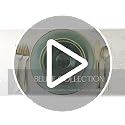 50 Pack Disposable Plastic Plates for Wedding & Party - Belize Green & Gold, 10in Dinner + 7in Salad Plates
