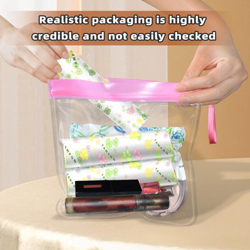 14 Pack Tampon Flasks for Liquor (21oz Total), Hidden Flask for Women, Hidden Alcohol Container，Plastic Flasks for Nightclubs, Cruises and Sports Events, Includes Spout & Funnel