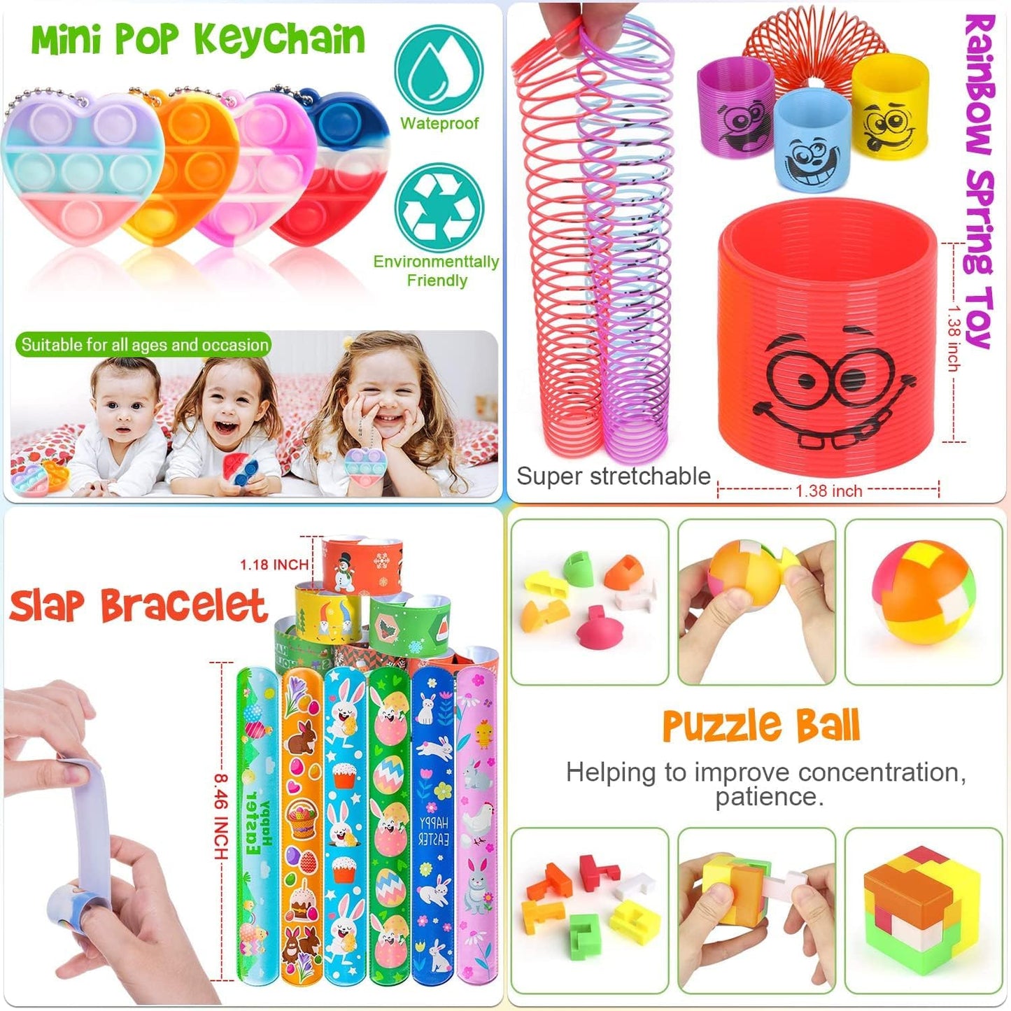 Totbit 56 Pcs Party Favors - Fun Treasure Chest Toys for Kids | Ideal for Birthdays & Classroom Prizes