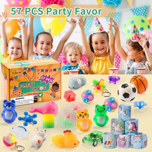 Claw Machine Prizes Refill for Kids, Party Favors Toy for Boy Girl 3-8 8-12, Fidget Toys Bulk, Easter Egg Fillers, Pinata Stocking Stuffer, Classroom Treasure Box Prize, Goodie Bags Gift for Boys Girl