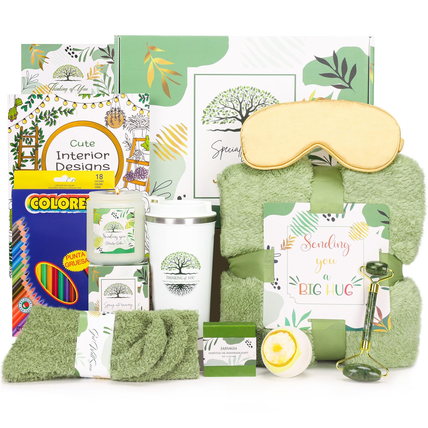 Self Care Gifts for Women Care Package Get Well Soon Gifts Baskets for Women Thinking of you Gifts Feel Better Gifts Sympathy Gifts