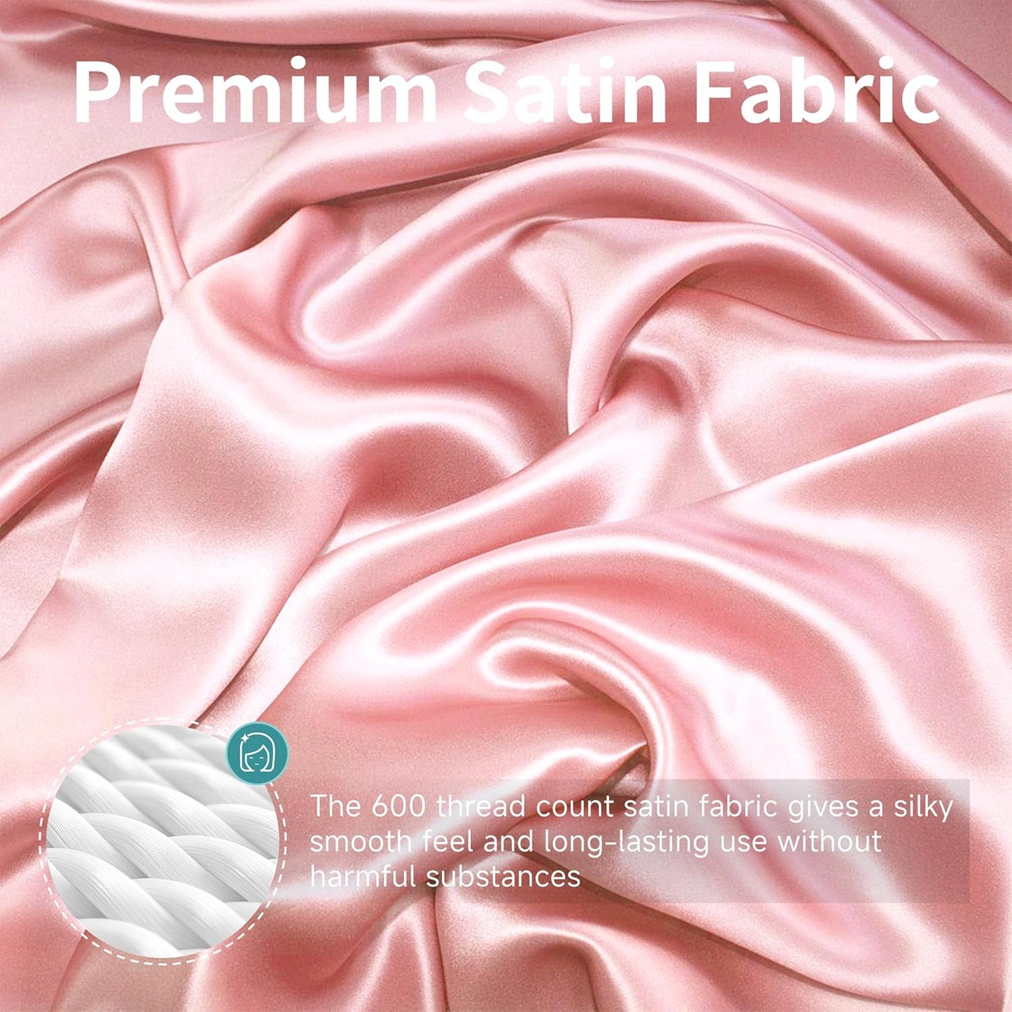 Skiennix Satin Bassinet Sheets - Soft Silk Feel for Baby's Hair | 2-Pack in Pink & Purple