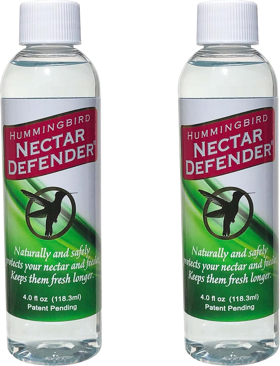Sapphire Labs Nectar Defender - Hummingbird Nectar Extender for Longer Lasting Feed - 2 Pack