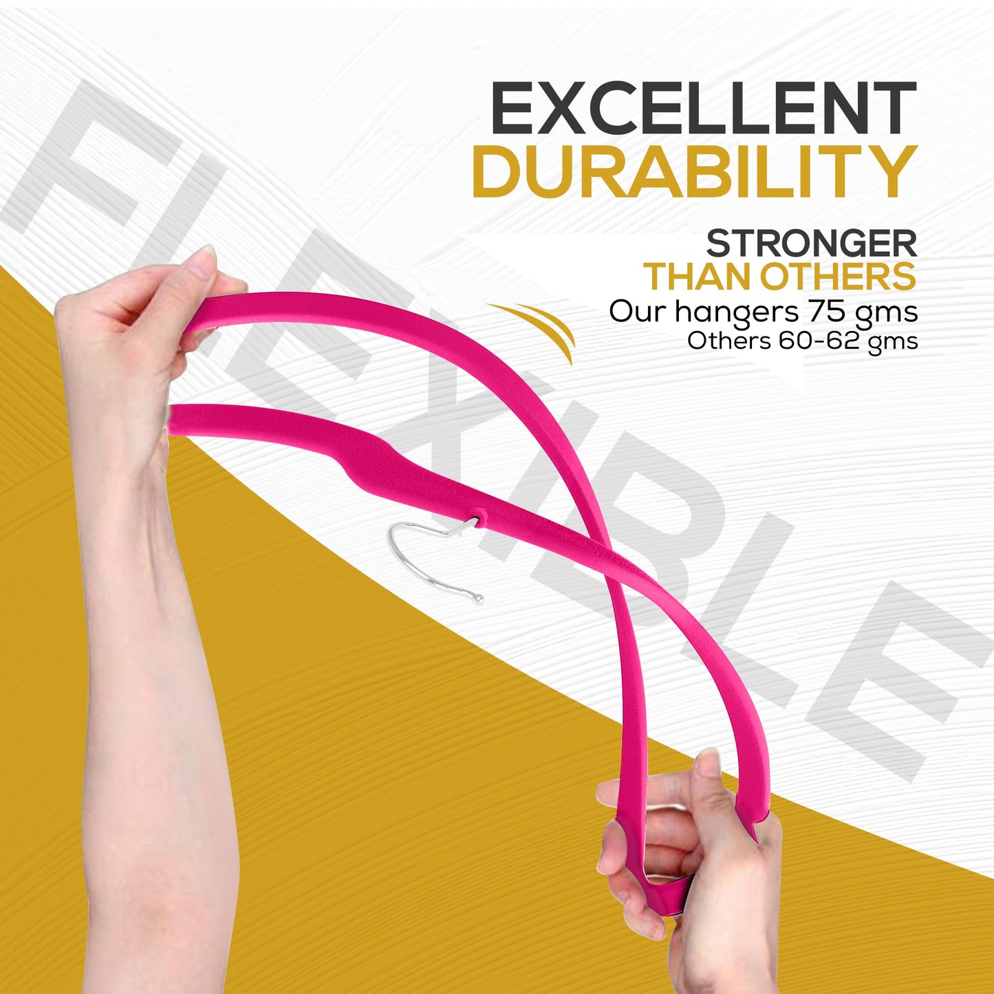 Techzoo Premium Velvet Hangers 50 Pack Ultra Thin Non Slip Adult Felt Space Saving Suit Hanger for Closet Heavy Duty Coat Pants Jackets Dress Hangers 360° Swivel Hook Hold Upto 10 lbs Dark Pink