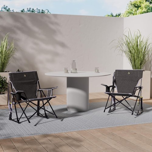 GCI Outdoor Kickback Rocker - Comfortable Outdoor Rocking Chair with Beverage Holder | Portable Design