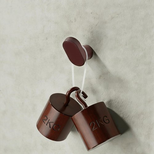 DELITON Wooden Wall Hooks Hanging Heavy Duty -4 Pack Rustic Coat Hooks, Decorative Natural Wood Hooks for Keys, Purse, Hat, Entryway Hooks Wall Mounted