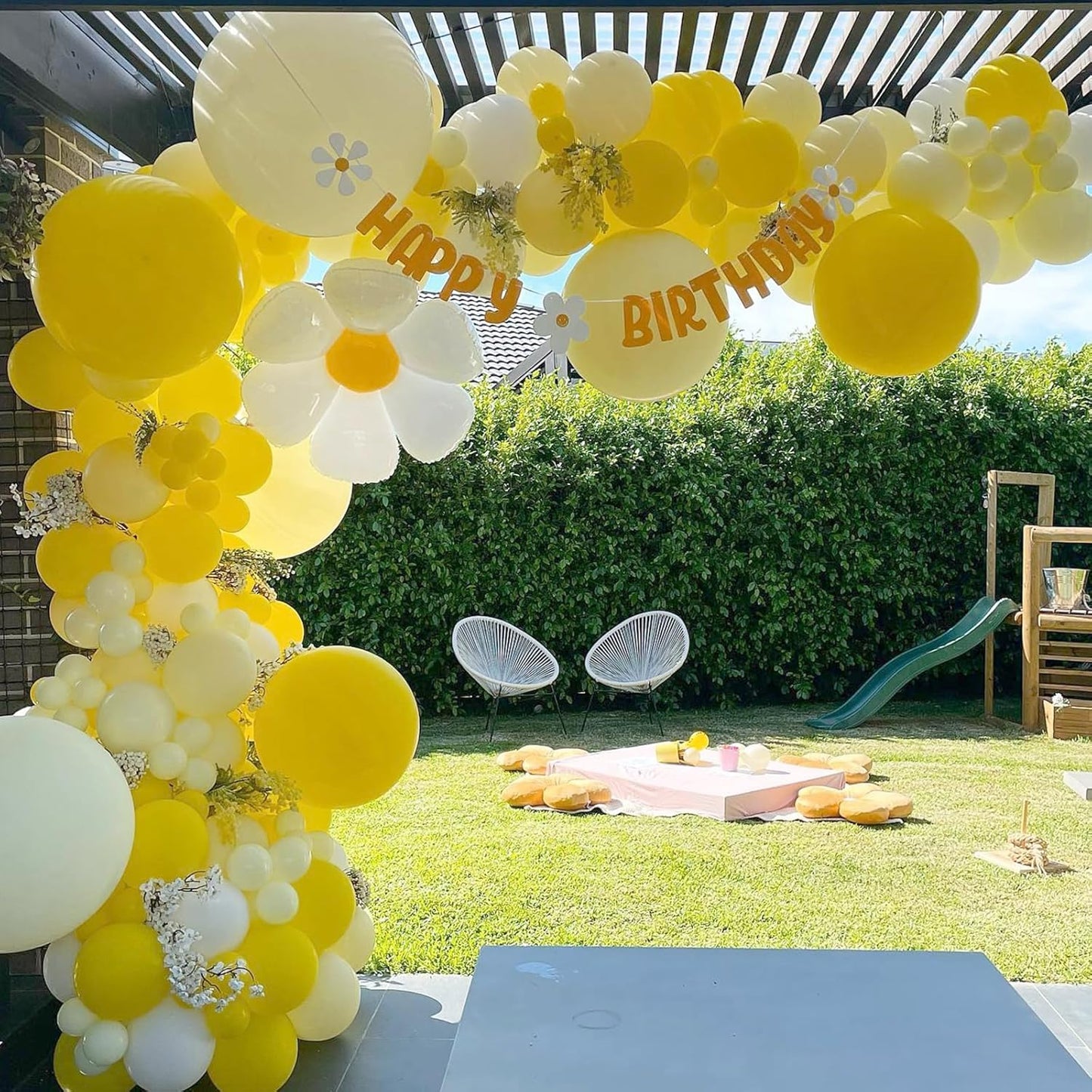 Pastel Yellow Balloons - 12 Inch Light Yellow Latex Balloons | 50pcs for Gender Reveal & Baby Shower Decorations