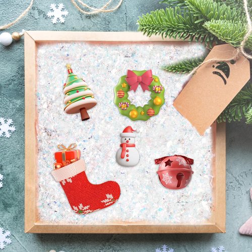 CCINEE Artificial Flake Snow - Sparkling Christmas Decoration Powder | 200g White Craft Filler