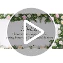 White Rose Eucalyptus Garland 4 Pcs, Faux Floral Wedding Decor, 26ft