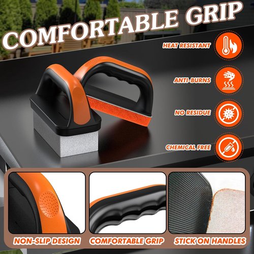 Blackstone 19-in-1 Griddle Cleaning Kit | Complete Flat Top Grill Cleaning Set with Scraper & Brush