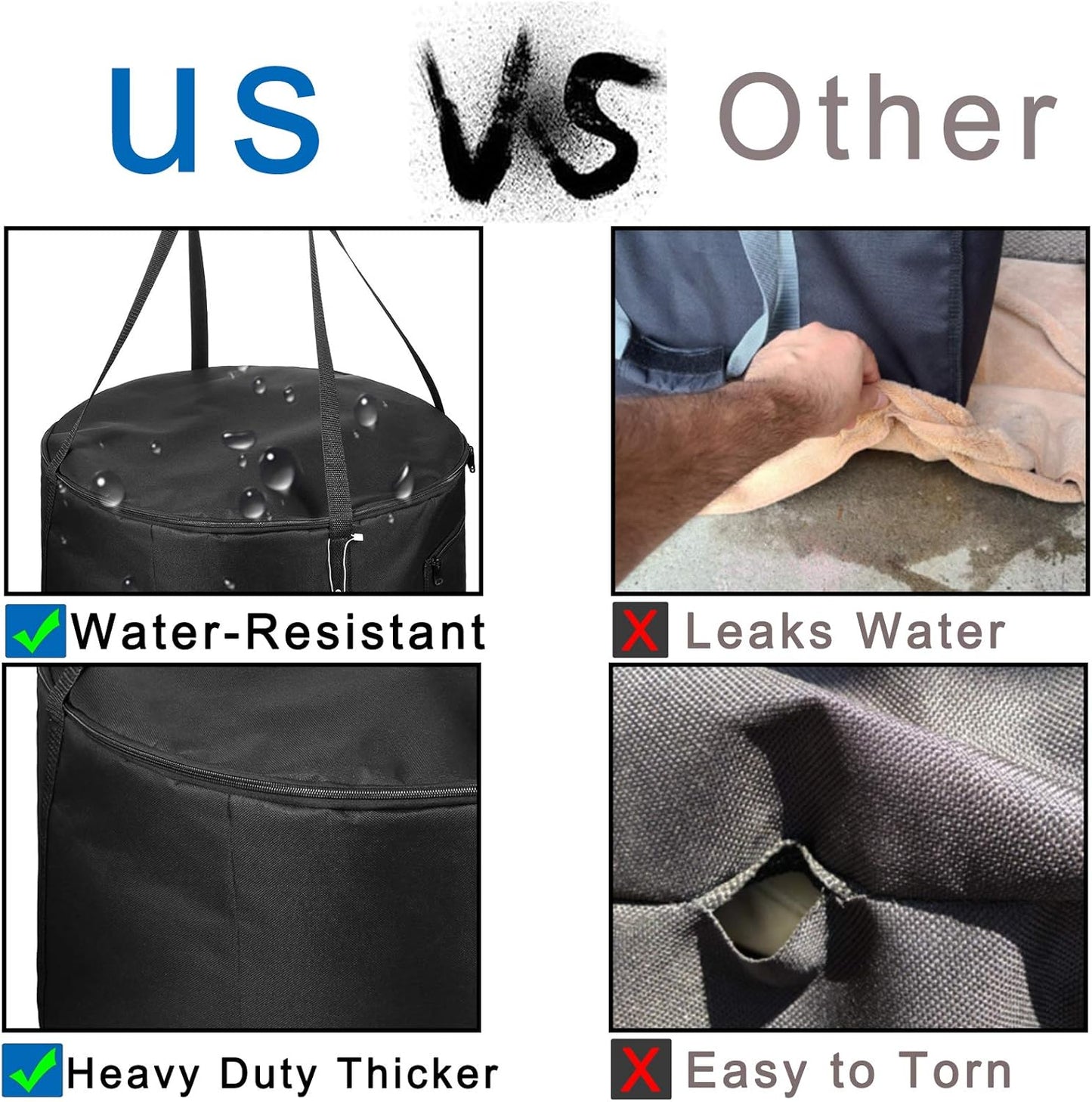 Outland Living Carrying Bag - Water-Resistant 19 Inch Portable Fire Pit Bag for Firebowl 823 & 870