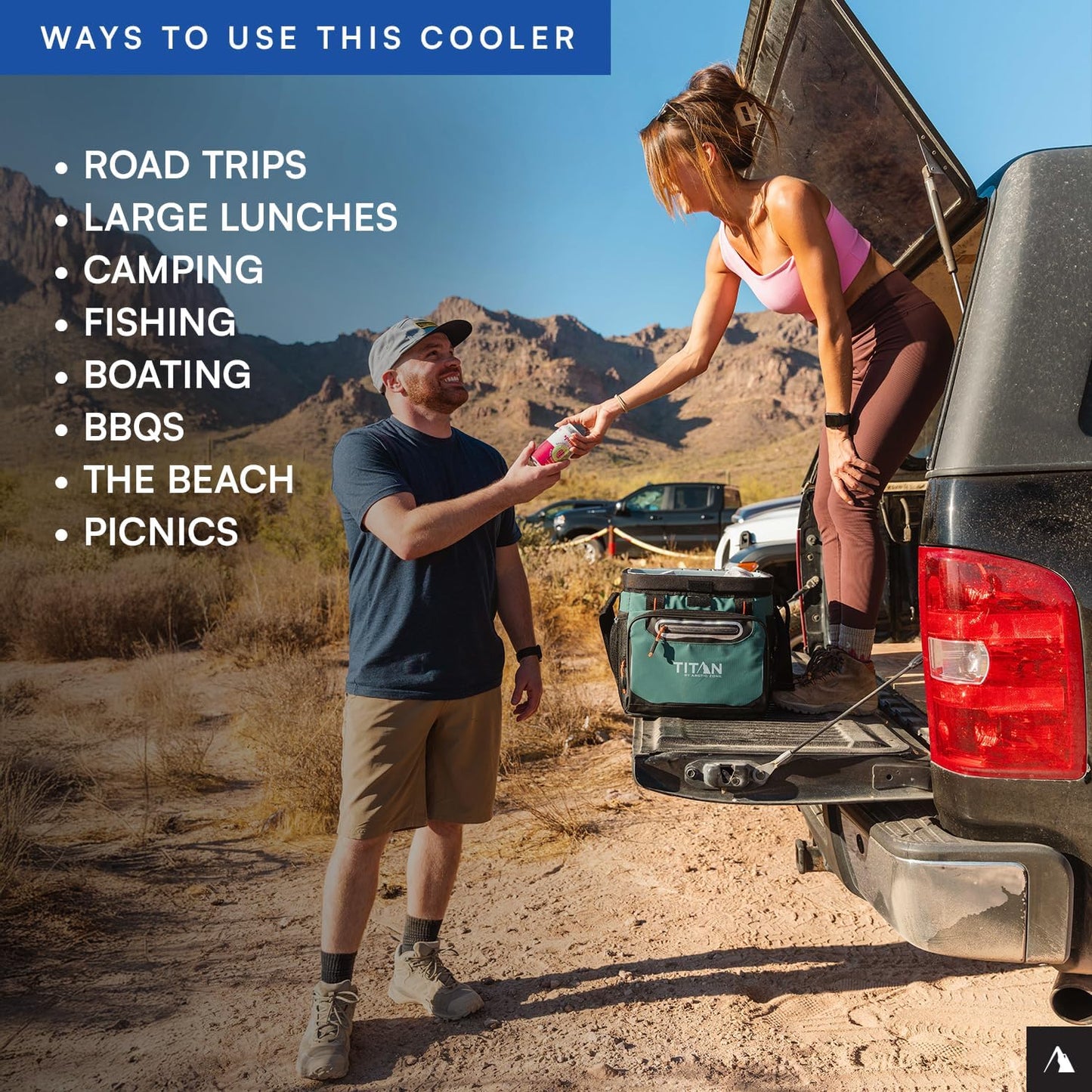 Titan by Arctic Zone Deep Freeze Cooler - Zipperless Hardbody Design with Superior Insulation | Durable and Versatile