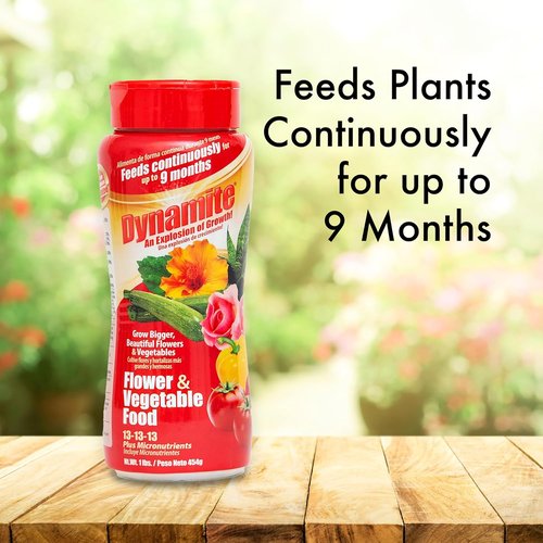 Dynamite Complete Plant Food - Premium Flower & Vegetable Nutrients | 1 lb Bag