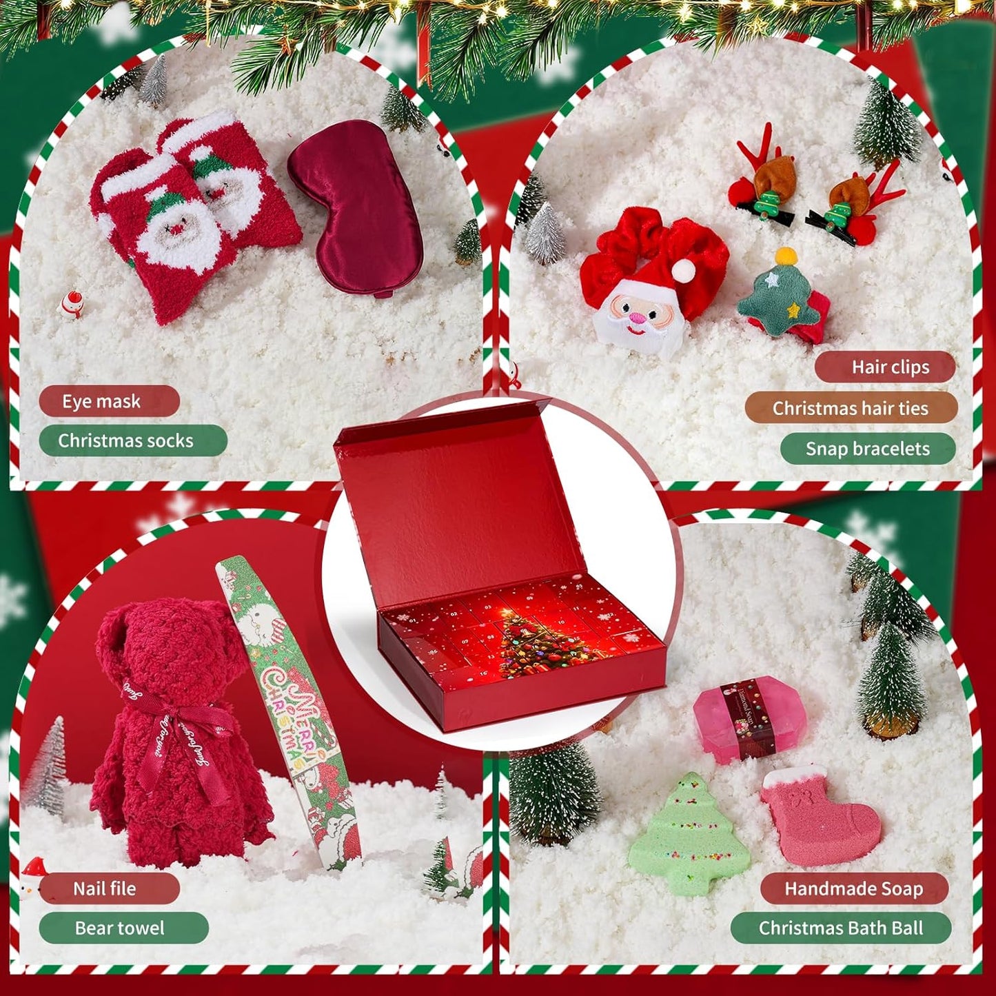 Regine Switzerland Beauty Advent Calendar 2025 - 24 Days of Makeup & Skincare Gifts for Women & Teens