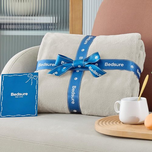 Bedsure GentleSoft Fleece Throw Blanket - Soft, Lightweight Plush for Bed & Couch | 50x60 Inches