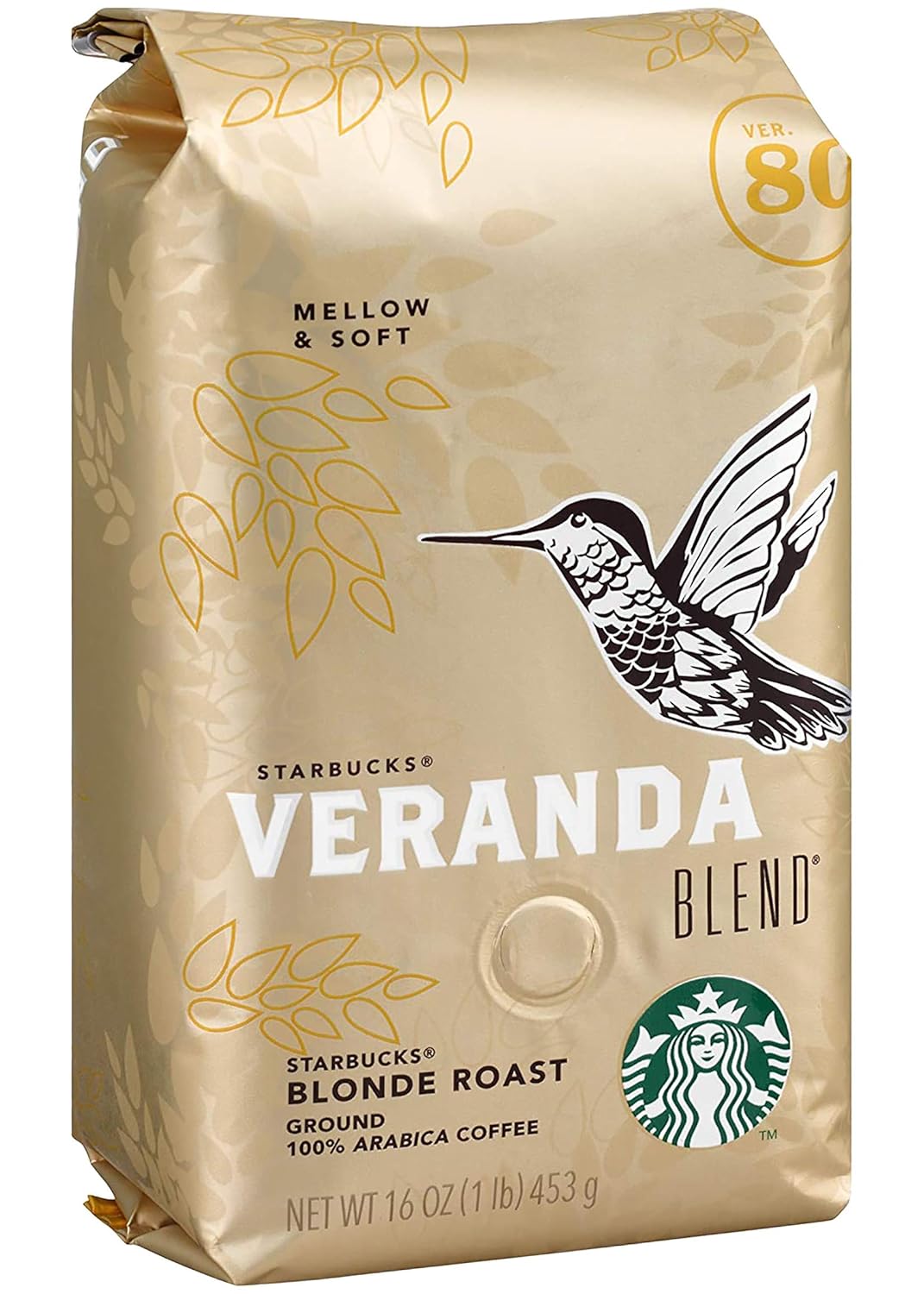 Starbucks Ground Coffee - Veranda Blend Blonde Roast | 16 Ounce Bags, 2-Pack (32 Ounces Total)
