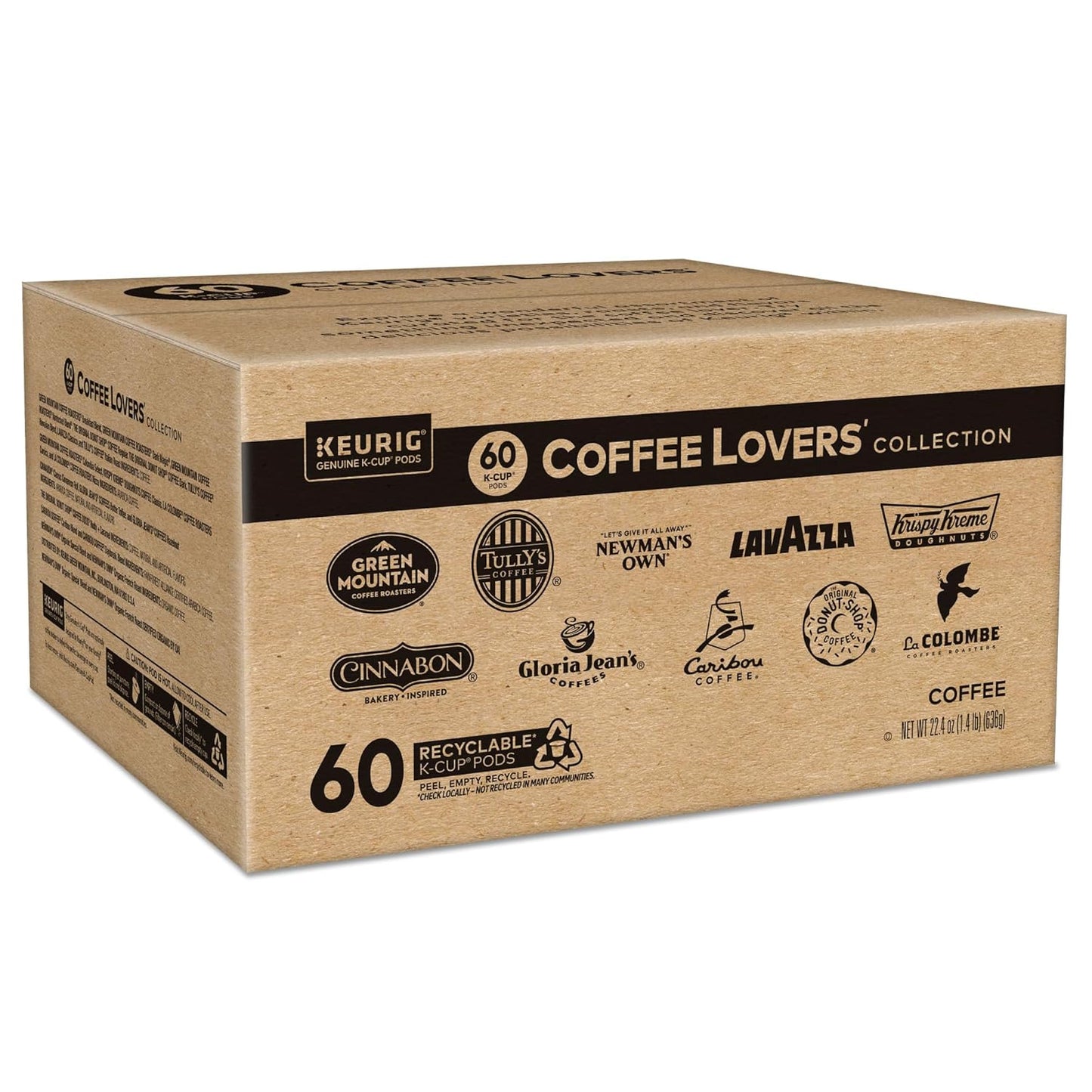 Keurig® Coffee Lover's Collection - Variety Pack of 60 Single Serve K-Cup Pods