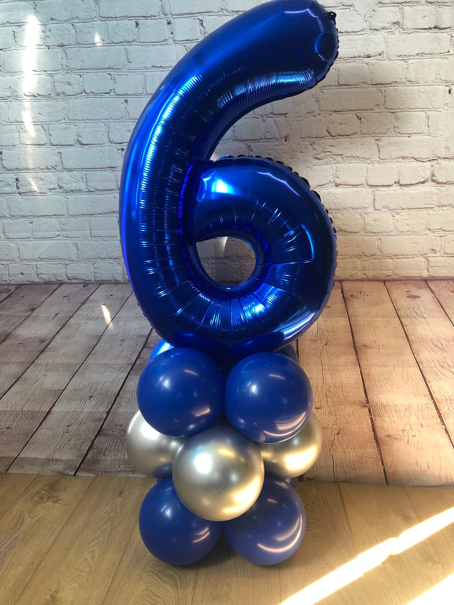 Night Blue Number 1 Balloon for First Birthday 40 Inch, 1st One Number Balloons Birthday Decorations for Girl Boy Toddler Baby