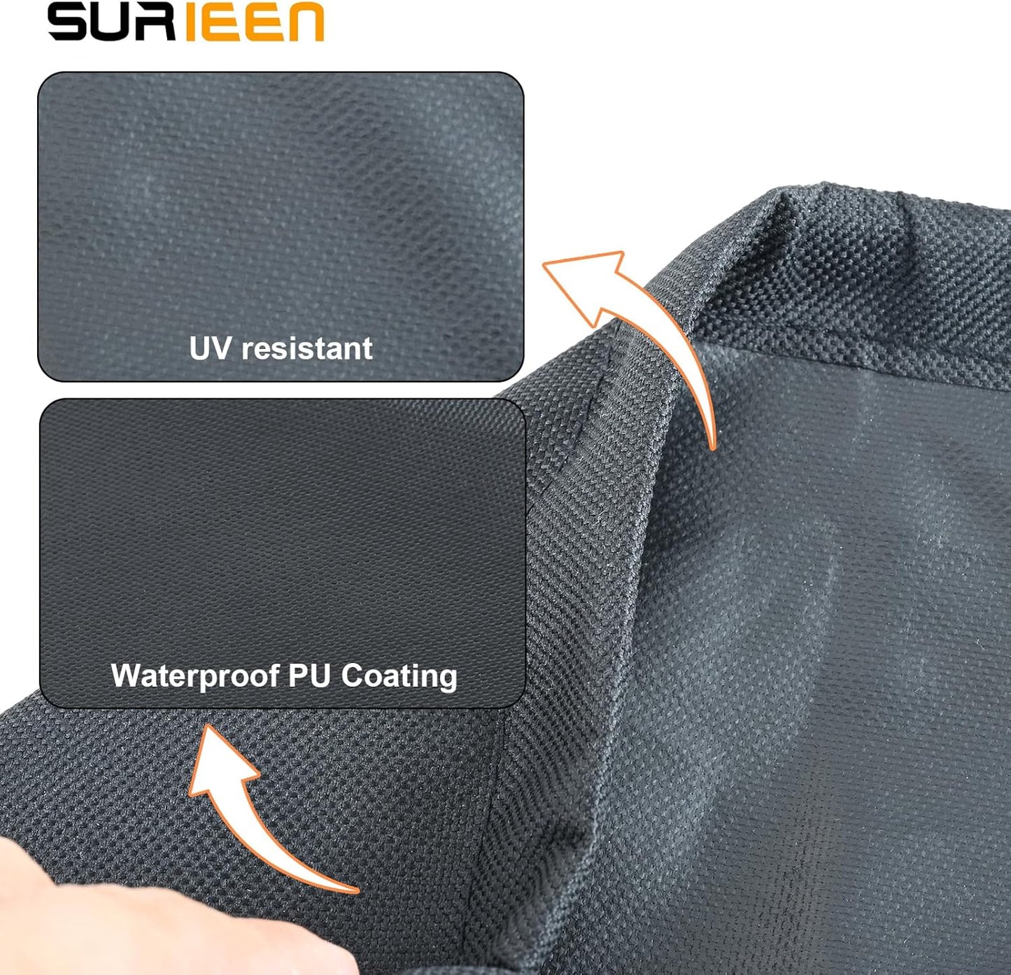 Weber 7152 Grill Cover - Waterproof & Fade Resistant for 22" Performer Deluxe | Premium Charcoal Protection