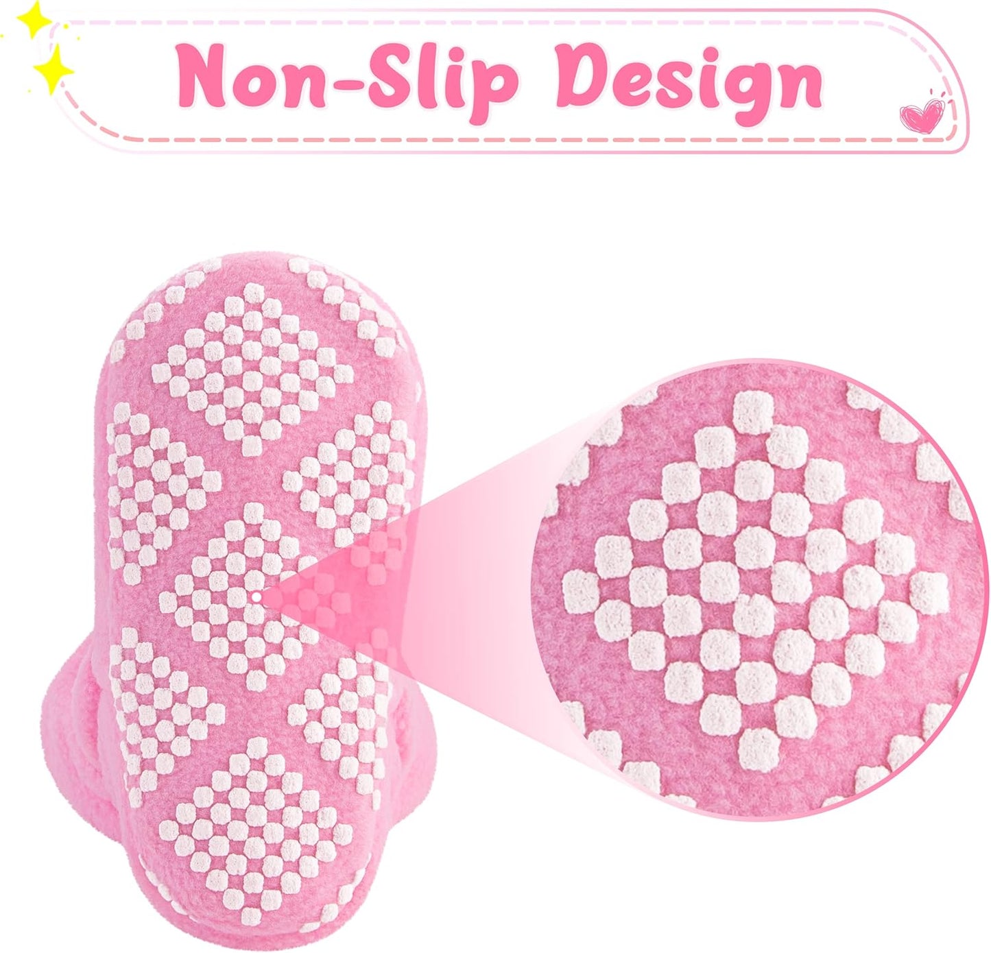 Pro Goleem Fleece Baby Booties - Warm Cozy Slippers with Non-Slip Design | Easy to Put On, Unisex Newborn Gift