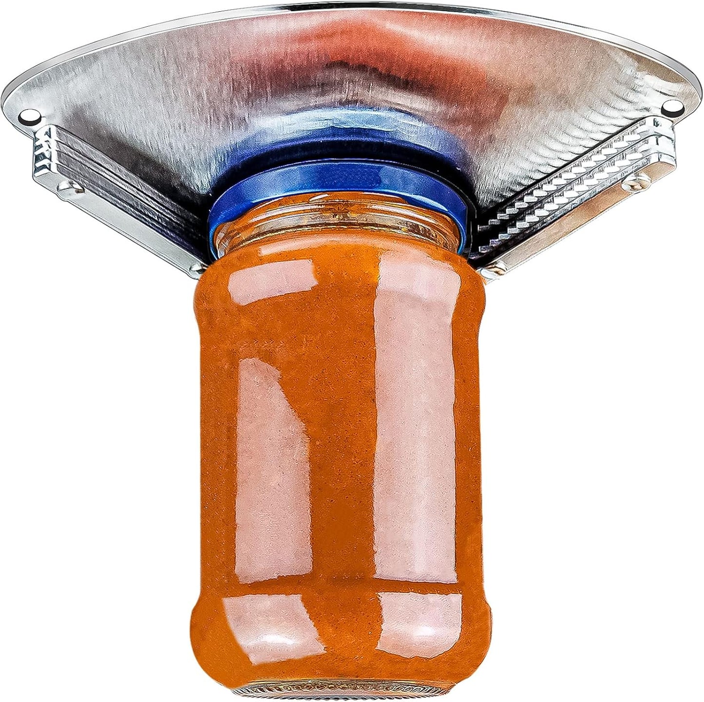 Skiennix Upgraded Stainless Steel Jar Opener - Perfect for Seniors & Weak Hands | One-Handed Design