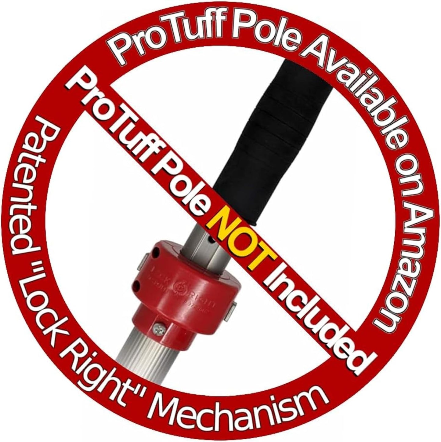 ProTuff Fine Pool Net 19.5" - Cleans 3X Faster Than Vacuums | Deep Bag for Easy Maintenance