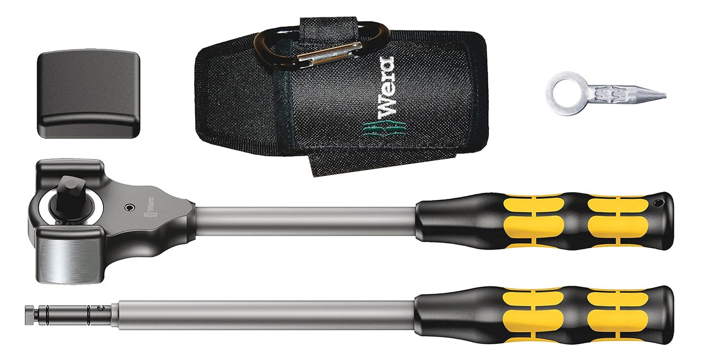 WERA 8002 C Koloss All-Inclusive Tool Set - 1/2" Drive, 5 Essential Pieces for Professionals