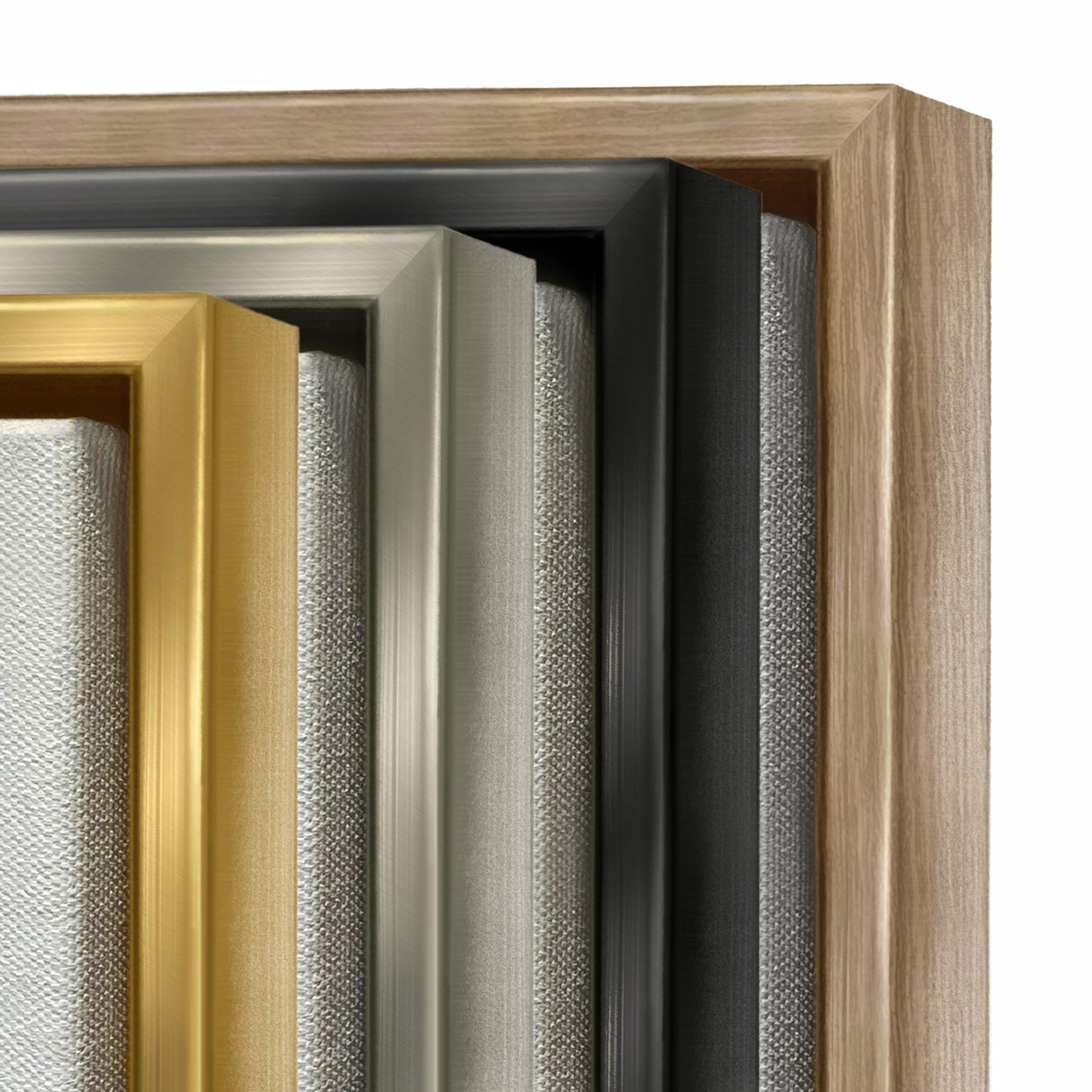 Stupell Industries Pristine Hydrangea Bouquets Thankful Grateful Blessed Sentiment Framed Floater Canvas Wall Art Design by Dogwood Portfolio