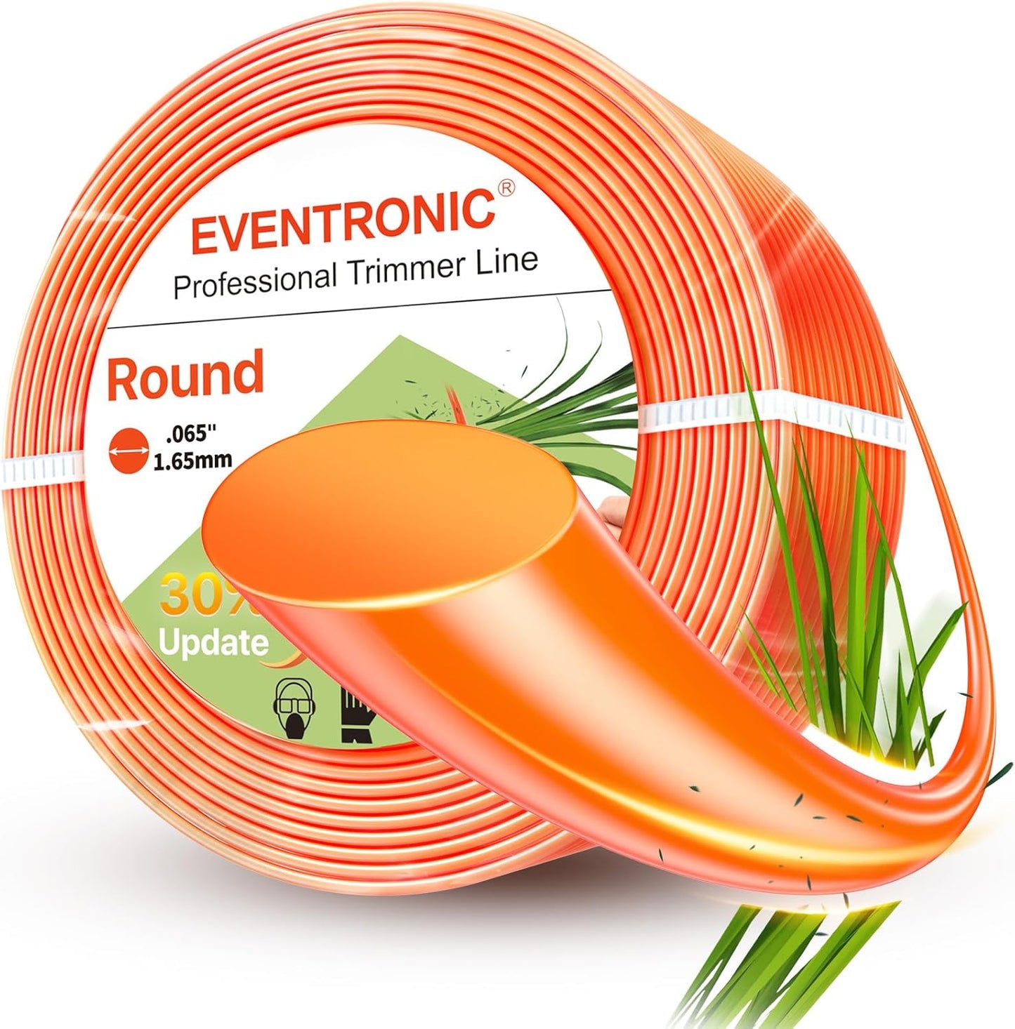 Weed Eater 065 String Trimmer Line - 580 Feet Heavy Duty Replacement for Medium & Heavy Grass