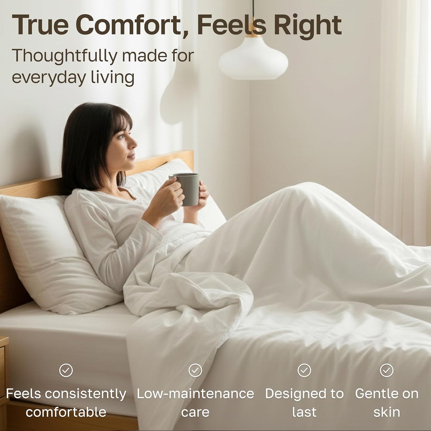 California Design Den Twin XL Bed Sheets Set - 100% Cotton, 400 Thread Count, Silky Smooth Sateen - Taupe