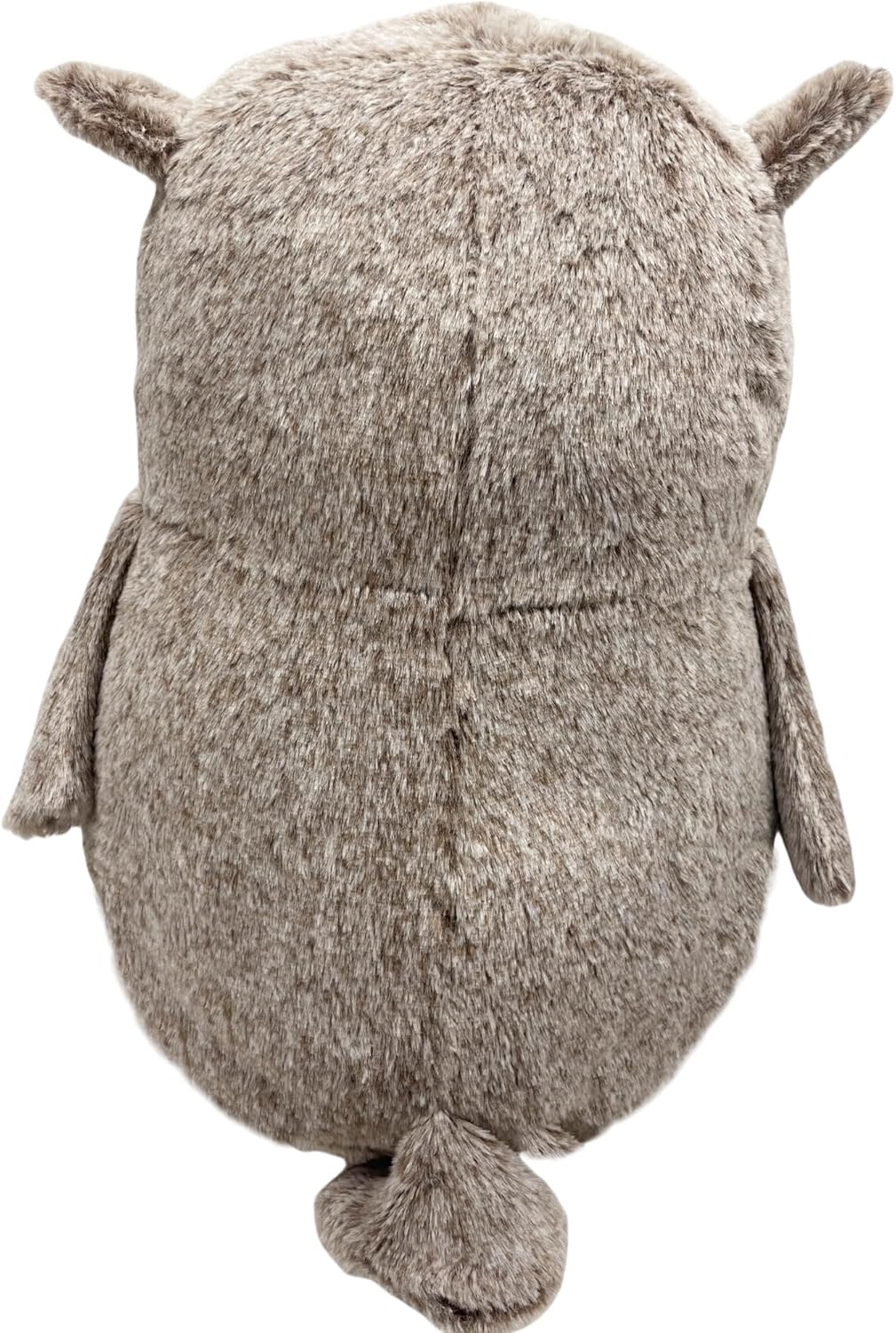 Ryttir 15.7 Inch Chubby Gray Owl Plush Toy - Adorable Adventure Stuffed Animal Gift for Kids & Women