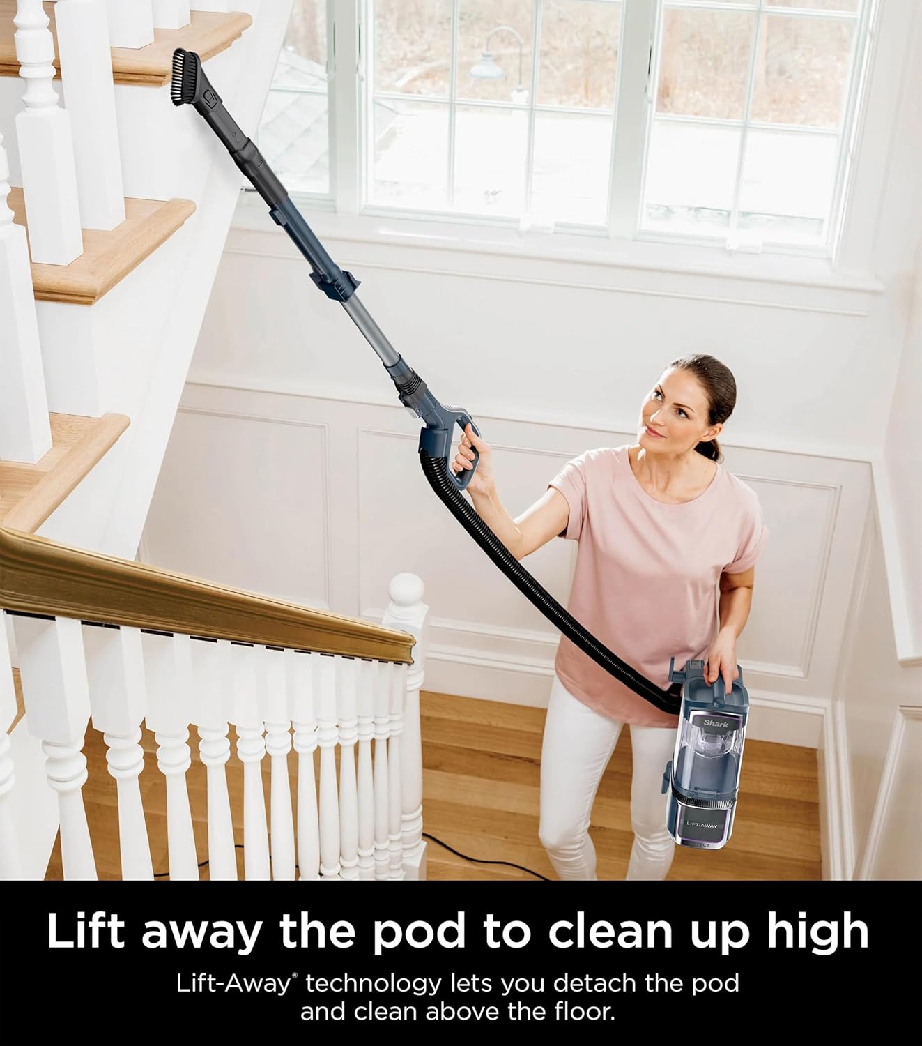 Shark Detect Performance Lift-Away Advanced Vacuum - DuoClean, Odor Neutralizer, LED Headlights | 3 Tools Included