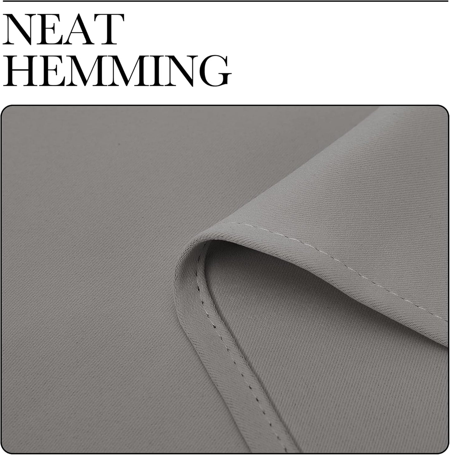 NICETOWN Blackout Curtains - Thermal Insulated Grommet Top Drapes | Sand Color, 42 x 63 Inches, 1 Pair