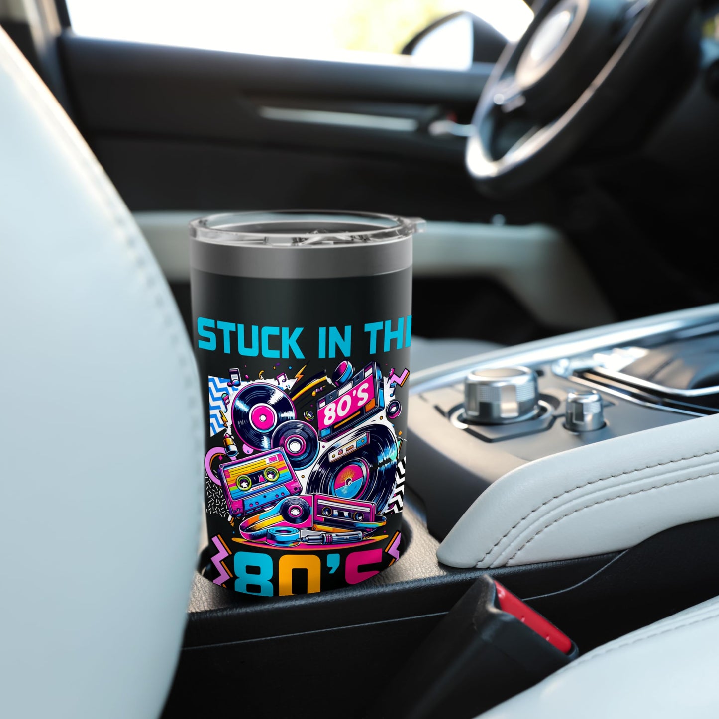 Stuck In The 80's Music Party Costume 80's Theme Party Stainless Steel Insulated Tumbler
