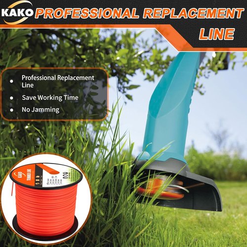 065 Trimmer Line - Round Weed Eater String .065 Inch | 2000 Ft | Commercial Quality for Most Trimmers